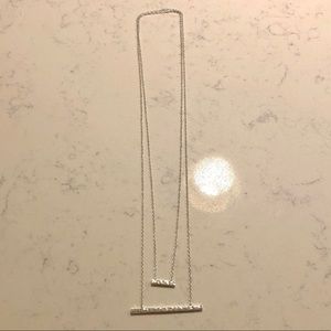 Gorjana Hammered Silver Necklace